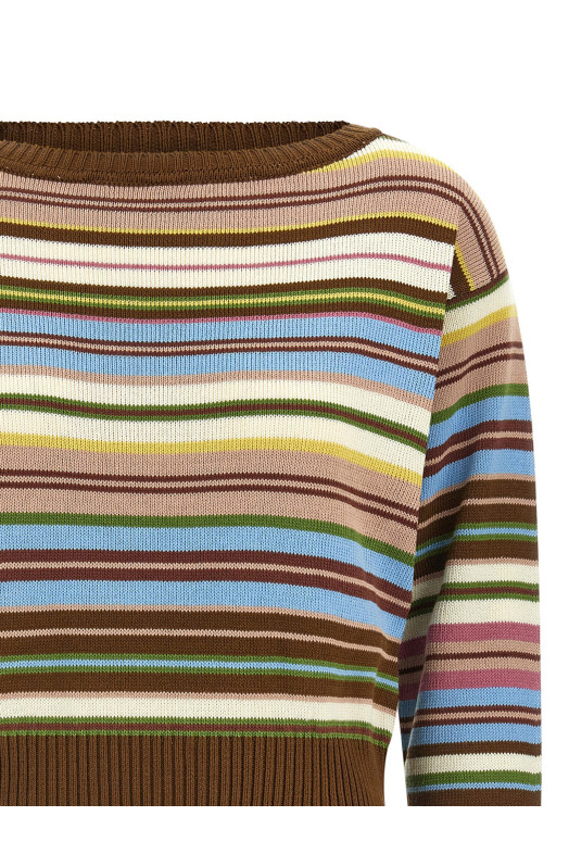 'WkdZinnia' striped sweater Multicolor