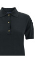 'Pomposa' knit polo shirt Black