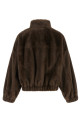 'WkdAnemone' eco-fur jacket Brown