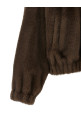 'WkdAnemone' eco-fur jacket Brown