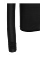 Semi-transparent turtleneck sweater Black