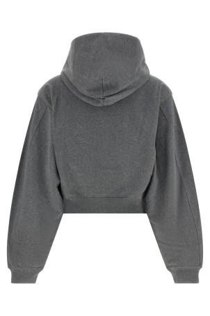 'Zip-Up Hoodie' sweatshirt Gray