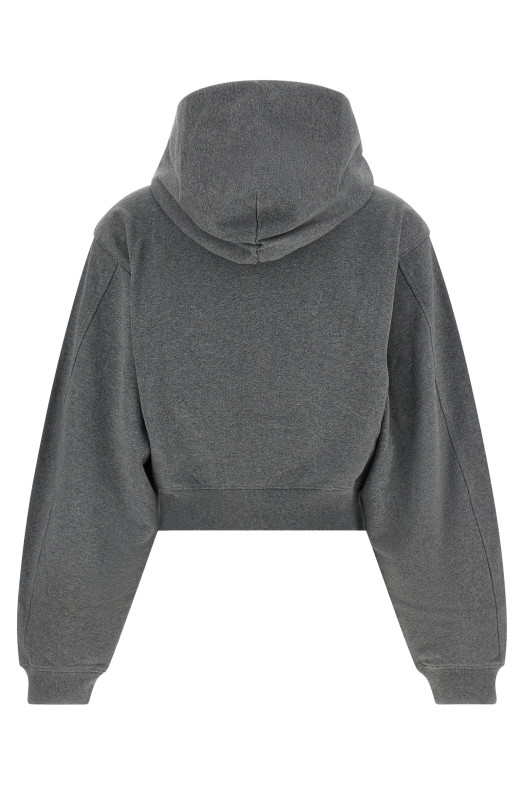 'Zip-Up Hoodie' sweatshirt Gray