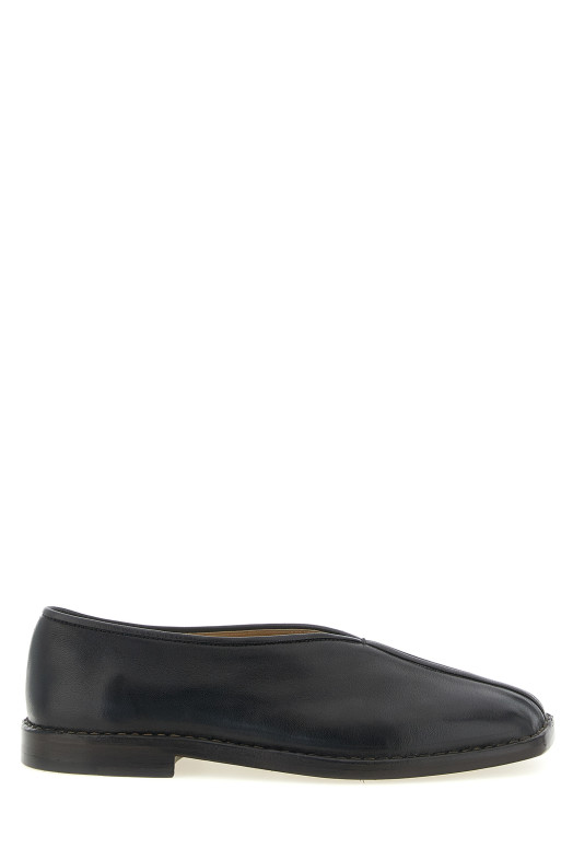 'Piped' slippers Brown