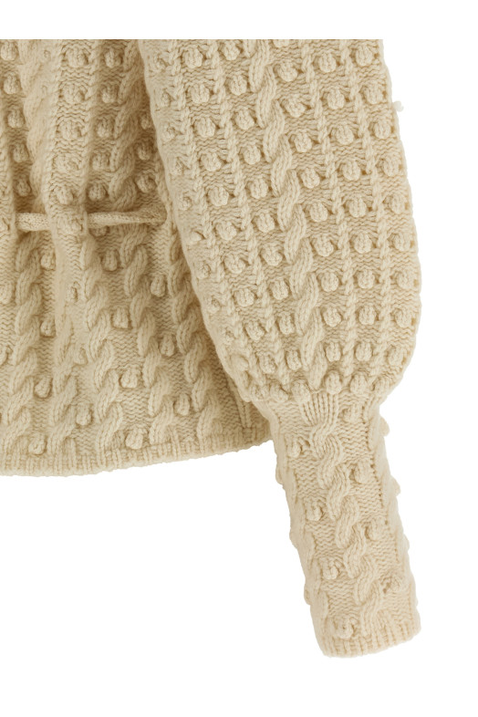 'Vailant Wool Bauble' sweater White