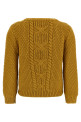 Knit with 3/4 sleeves Yellow