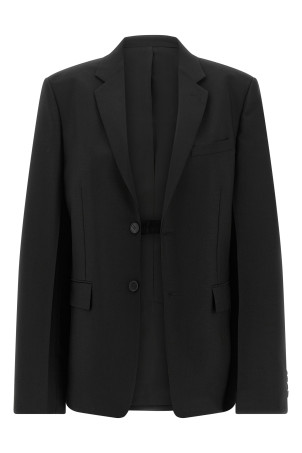 2 buttons blazer Black