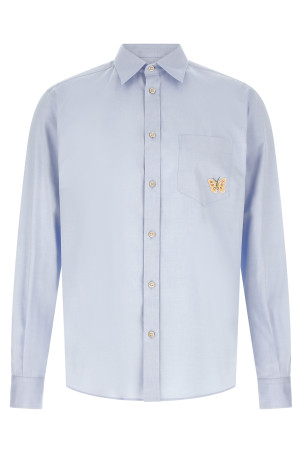 Valentino Garavani Oxford 'Butterfly' shirt BLUE