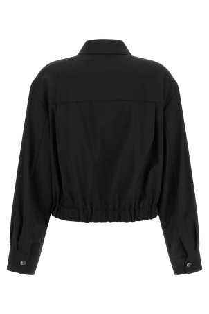 'WkdDecano' Elastic Jacket  Black