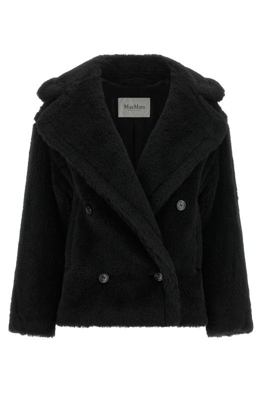 'Alcuno' short coat Black