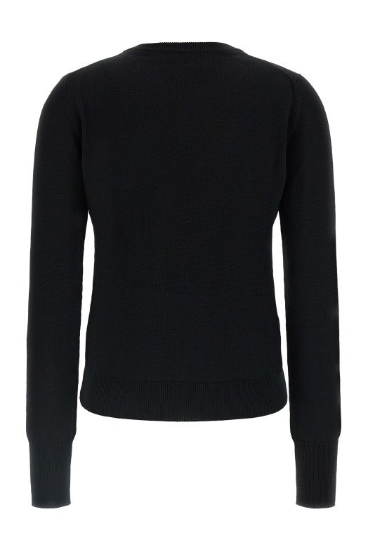 'Emoji' pin sweater Black