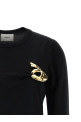 'Emoji' pin sweater Black