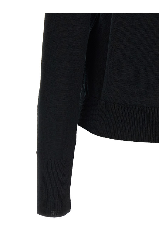 'Emoji' pin sweater Black