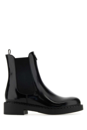 Black leather ankle boots Black PRADA (1T703NFG050055)