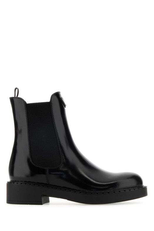 Black leather ankle boots Black PRADA (1T703NFG050055)