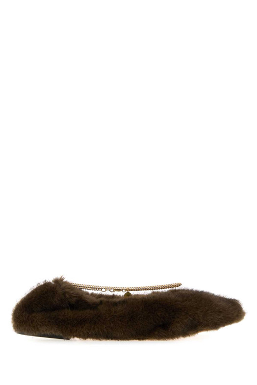 Ballerina Fff Mink Plush Fabric W/ Chain Detail STELLA McCARTNEY (810659E00341)