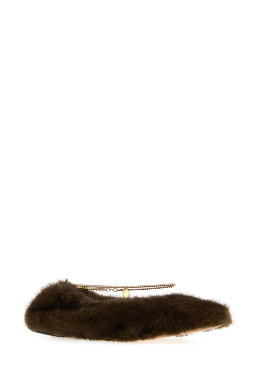 Ballerina Fff Mink Plush Fabric W/ Chain Detail STELLA McCARTNEY (810659E00341)