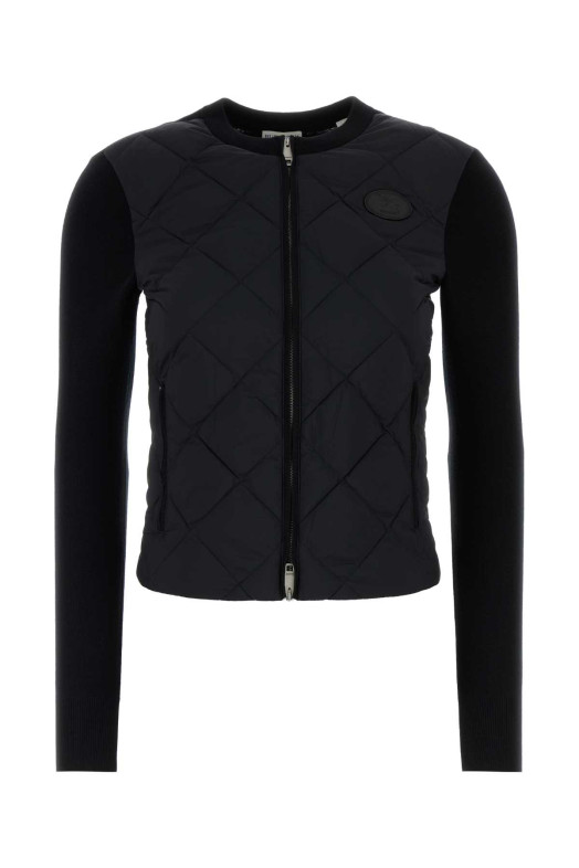 Black wool and nylon cardigan Black BURBERRY (8122572)