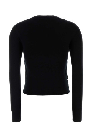 Black wool and nylon cardigan Black BURBERRY (8122572)