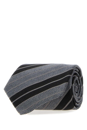 Embroidered jacquard tie SAINT LAURENT (8249453Y002)