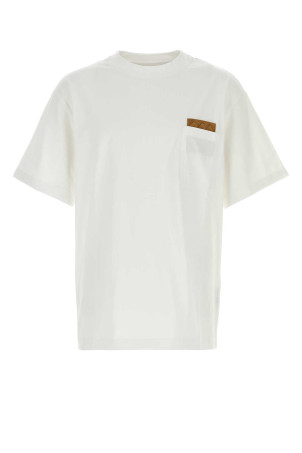 White cotton t-shirt BOTTEGA VENETA (838924V4N50)