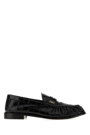 Black leather Le Loafers loafers Black SAINT LAURENT (8459990WXAK)