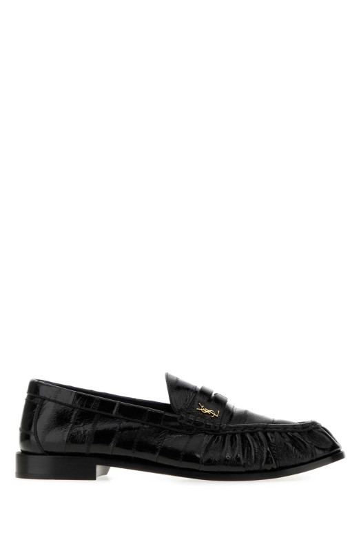 Black leather Le Loafers loafers Black SAINT LAURENT (8459990WXAK)