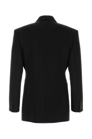 VESTE CROISE'E GRAIN DE POUDRE Black SAINT LAURENT (876201Y7E63)