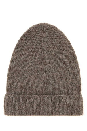 Dove grey cashmere blend Pavir beanie hat THE ROW (A001159Y1032)