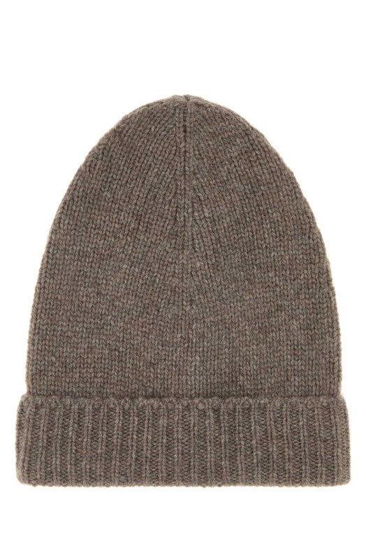 Dove grey cashmere blend Pavir beanie hat THE ROW (A001159Y1032)