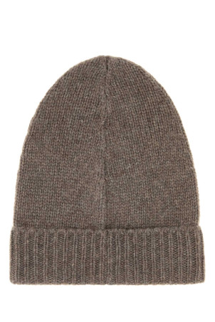 Dove grey cashmere blend Pavir beanie hat THE ROW (A001159Y1032)