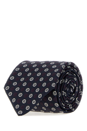 Embroidered jacquard tie SAINT LAURENT (A0013L3Y009)