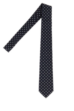 Embroidered jacquard tie SAINT LAURENT (A0013L3Y009)