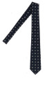 Embroidered jacquard tie SAINT LAURENT (A001523Y009)
