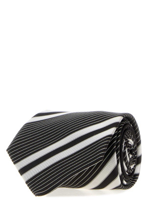 Embroidered jacquard tie SAINT LAURENT (A002HA3Y009)