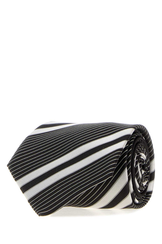 Embroidered jacquard tie SAINT LAURENT (A002HA3Y009)