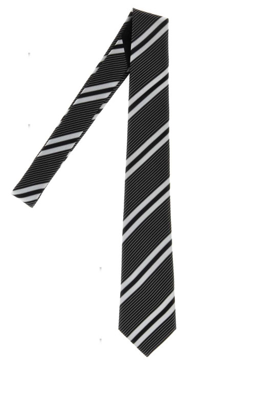 Embroidered jacquard tie SAINT LAURENT (A002HA3Y009)