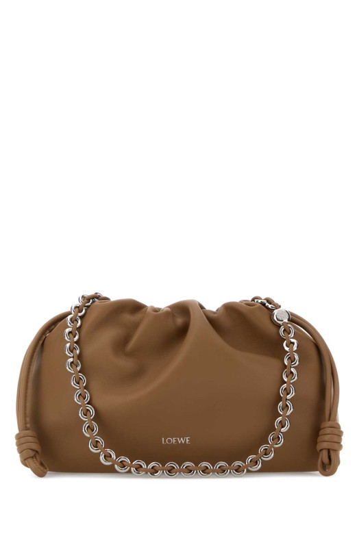 Camel nappa leather medium Flamenco clutch LOEWE (A411FCRX75)