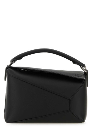 Black leather small Puzzle handbag Black LOEWE (A510P60X41)