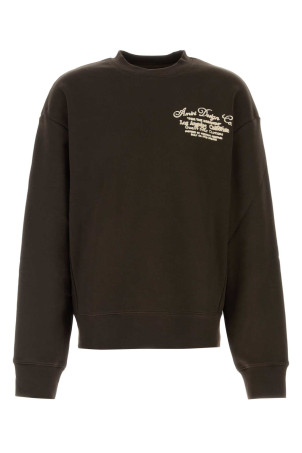 Brown cotton sweatshirt Yellow AMIRI (AM426JR010)