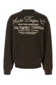 Brown cotton sweatshirt Yellow AMIRI (AM426JR010)