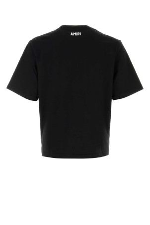 Black cotton t-shirt Black AMIRI (AM426JR059)