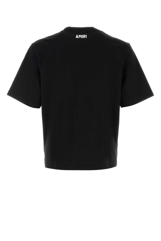 Black cotton t-shirt Black AMIRI (AM426JR059)