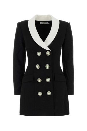 BLACK TAILORED BLAZER MINI DRESS Black SELF PORTRAIT (AW26054SB)