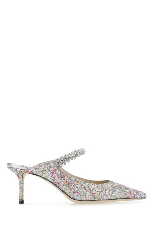Embellished leather Bing 65 mules Multicolor JIMMY CHOO (BING65AKW)