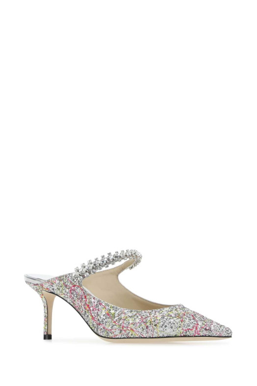 Embellished leather Bing 65 mules Multicolor JIMMY CHOO (BING65AKW)