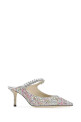 Embellished leather Bing 65 mules Multicolor JIMMY CHOO (BING65AKW)