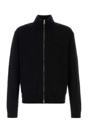 Black wool blend cardigan GIVENCHY (BMK01H4YRM)