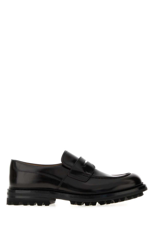 Dark brown leather Mc Kinnon loafers CHURCH'S (EDC150FG000009LG)