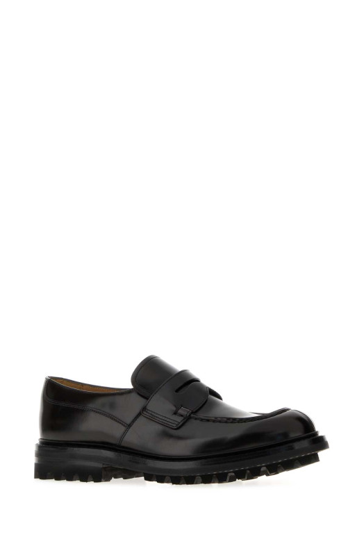 Dark brown leather Mc Kinnon loafers CHURCH'S (EDC150FG000009LG)